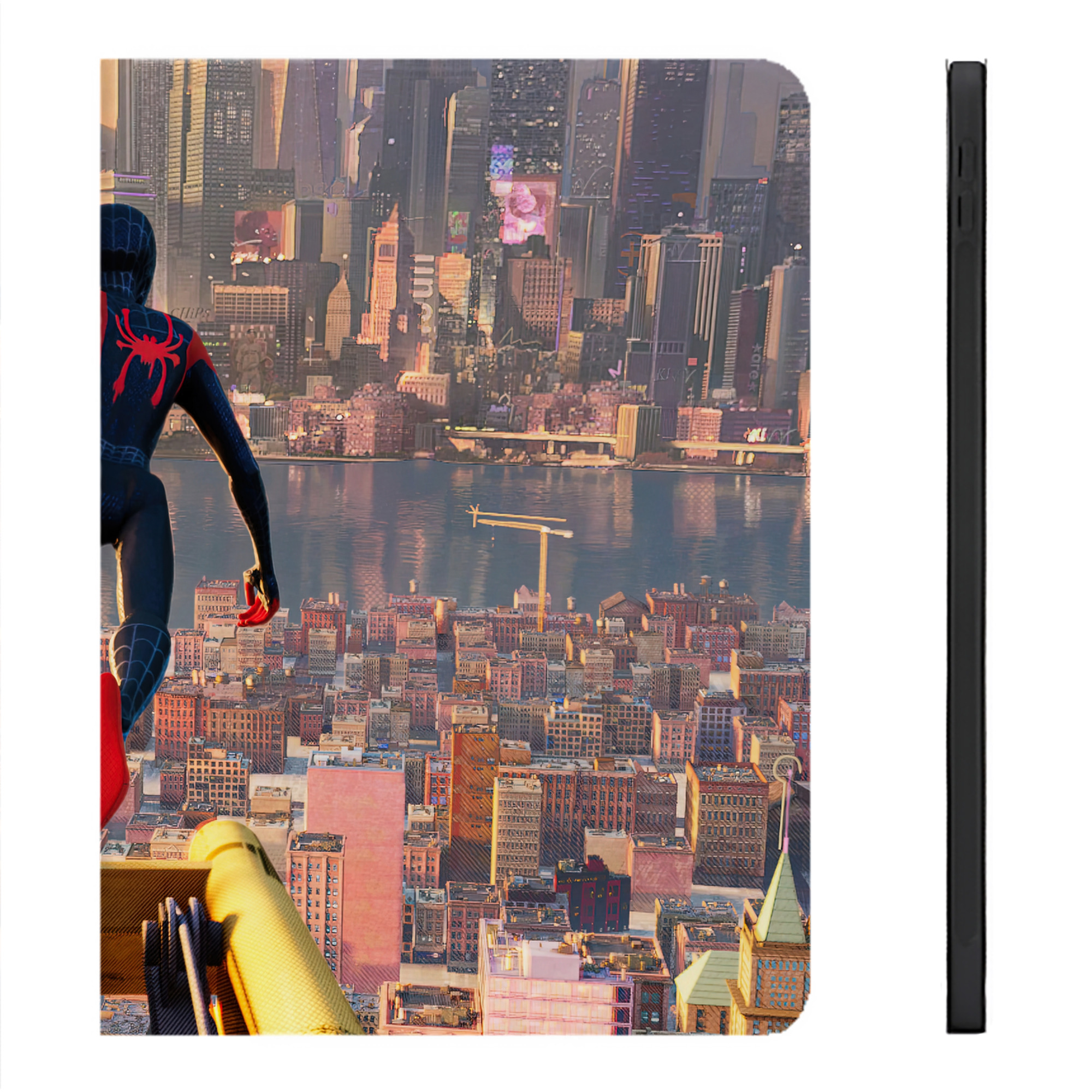 （画像用） Spider Man スパイダーマン IPadケース ペンホルダー付き ブックスタイルデザイン